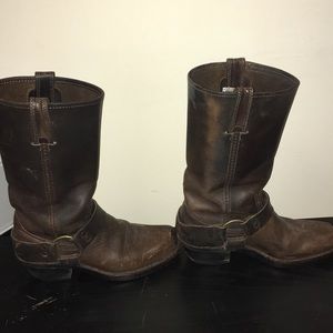 Frye harness boots